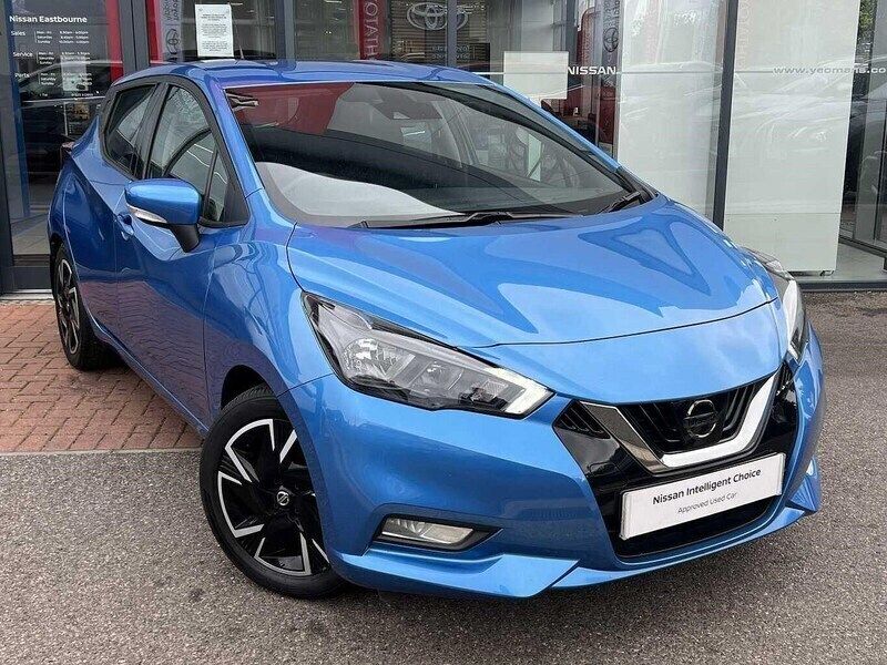 Blue Used 2021 Nissan Micra Acenta Hatchback | £10,549 (Fair price) - Image 1/3