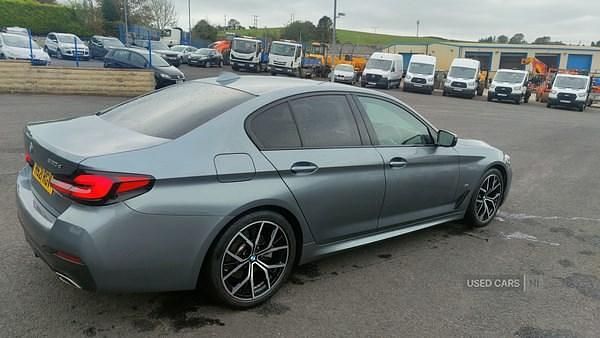 Used BMW 520 M Sport 2021 Blue Sedan