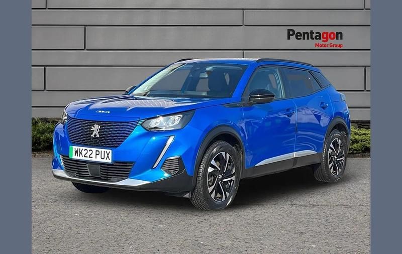 Used Peugeot e-2008 Allure Premium 100 kW (136 HP) 2022 Blue SUV