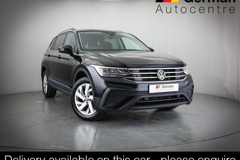 Black Used 2022 VW Tiguan Allspace Life SUV | £20,600 (Good price) - Image 1/1