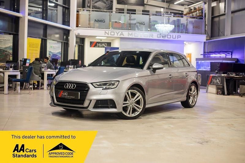 Used Audi A3 Sportback S-Line 150 HP (110 kW) 2017 Silver Hatchback