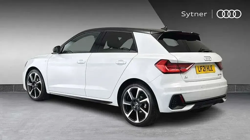 Used Audi A1 Black Edition 109 HP (80 kW) 2021 White Hatchback