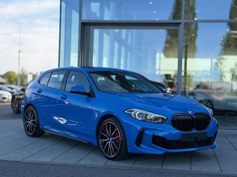 Blue Used 2022 BMW 128 Shadowline Hatchback | £28,000 (Fair price) - Image 1/4