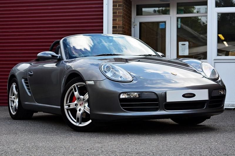 Usado Porsche Boxster 280 HP (205 kW) 2005 Cinzento Cabrios