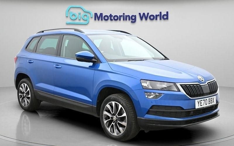 Used Skoda Karoq SE Drive 150 HP (110 kW) 2020 Blue SUV