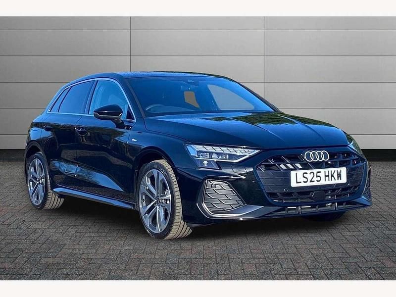 Black Used 2025 Audi A3 e-tron S-Line Hatchback | £29,495 (A bit pricey) - Image 1/4