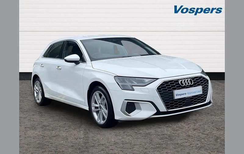 Used Audi A3 Sport 147 HP (108 kW) 2023 White Sedan