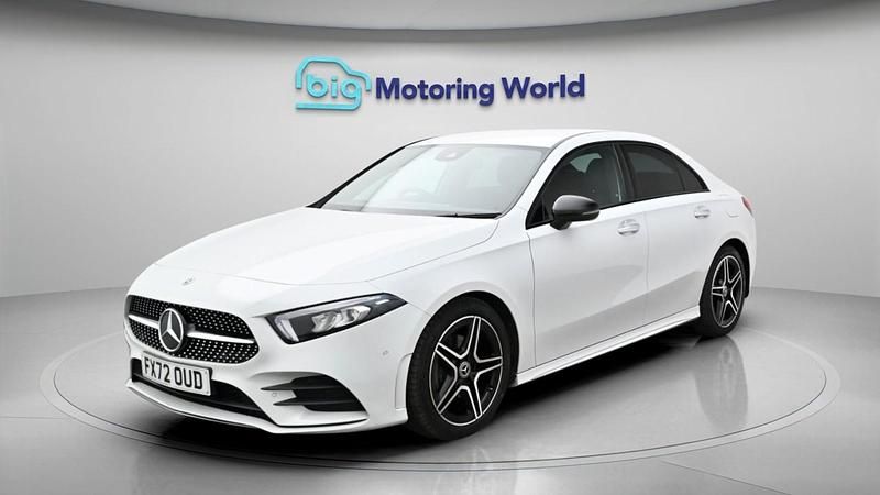 Used Mercedes A200 AMG line 148 HP (108 kW) 2022 White Sedan