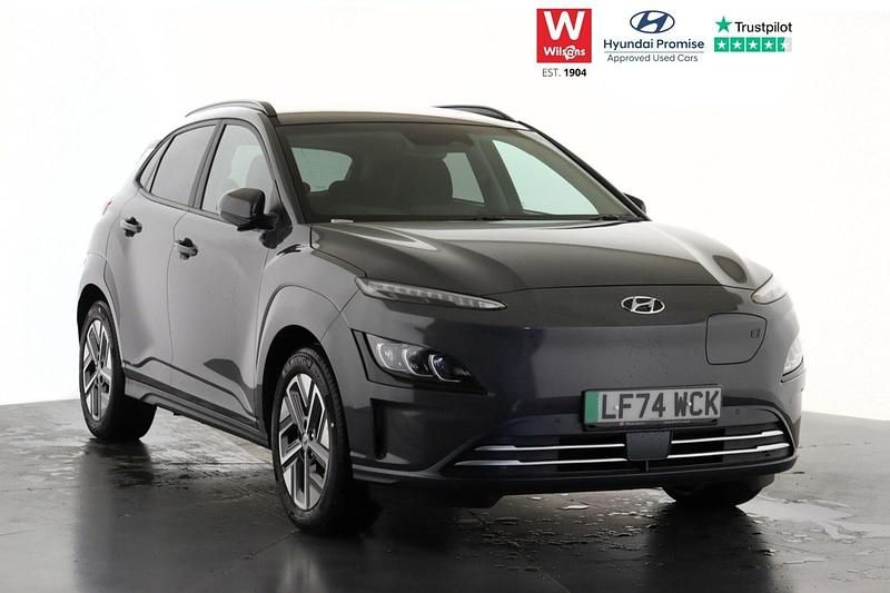 Grey Used 2024 Hyundai Kona Premium SUV | £22,299 (Expensive) - Image 1/3