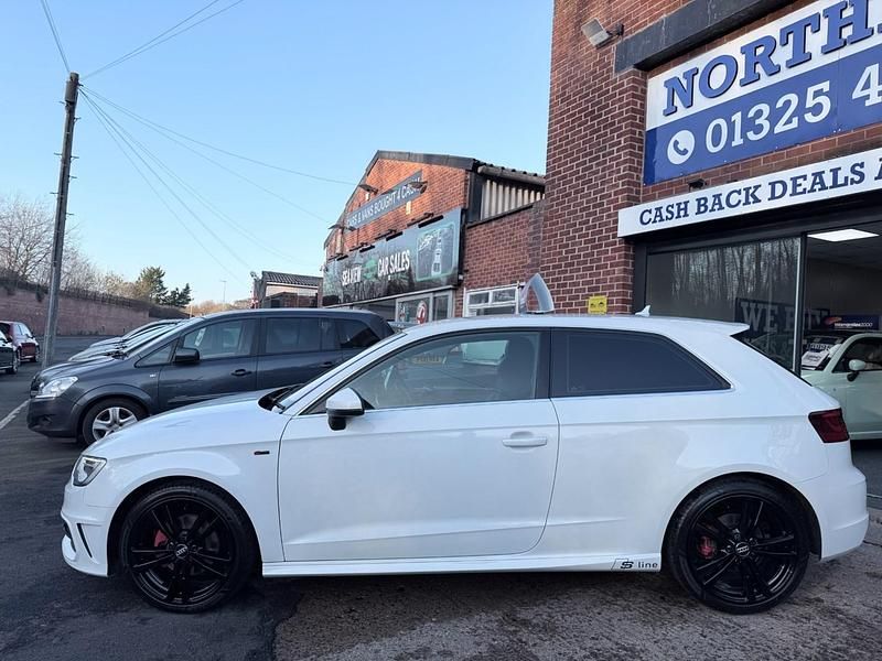 Used Audi A3 S-Line 150 HP (110 kW) 2016 White Hatchback