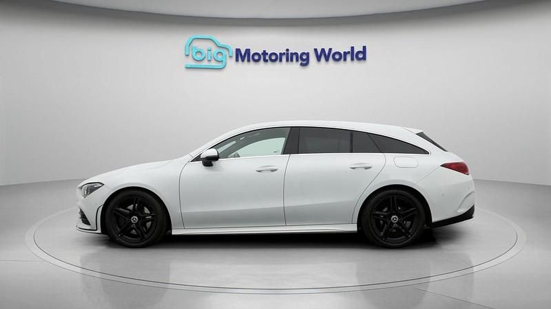 Used Mercedes CLA200 AMG line 2022 White Estate