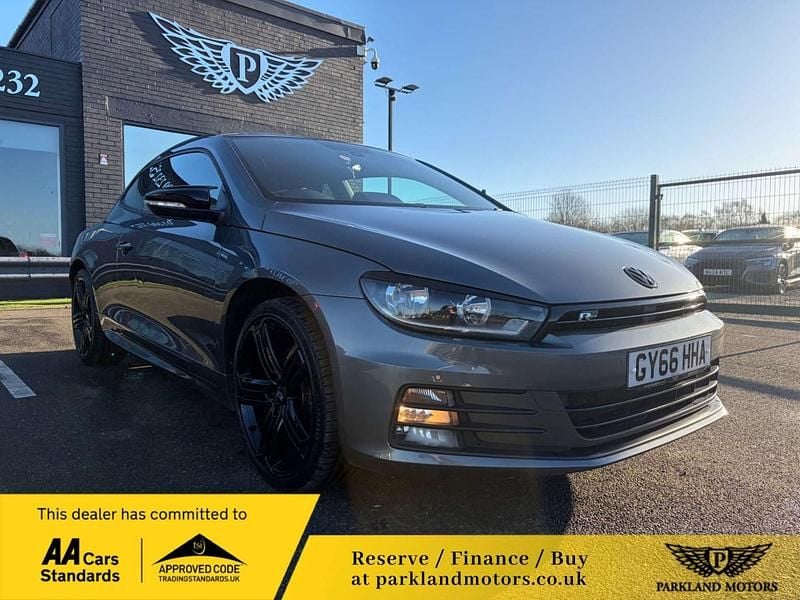 Grey Used 2016 VW Scirocco R-line BlueMotion Coupe | £9,295 (Good price) - Image 1/4