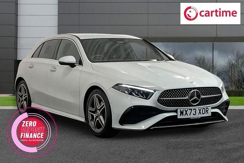 Used Mercedes A200 AMG Line Premium 163 HP (119 kW) 2023 White Hatchback
