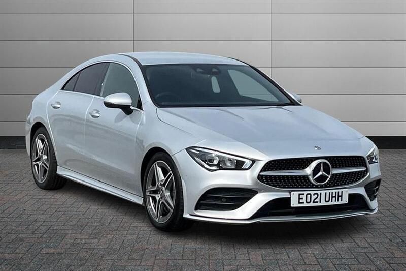 Iridium silver Used 2021 Mercedes CLA220 AMG Line Premium Sedan | £23,490 (Good price) - Image 1/4