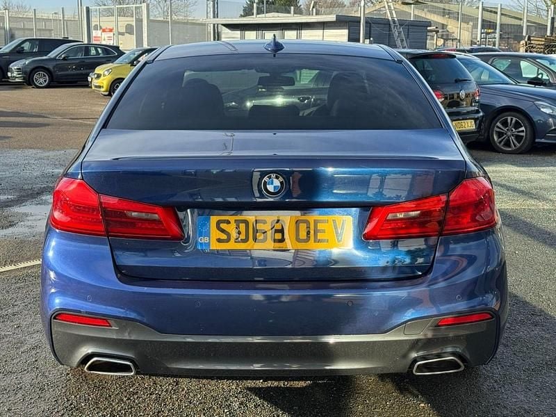 Begagnad BMW 520 M Sport 2018 Blå Sedan