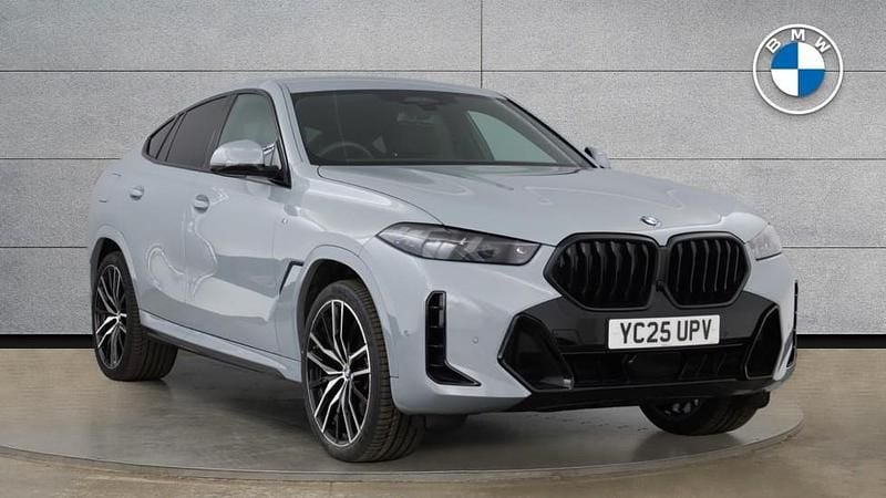 Grey Used 2025 BMW X6 M Sport SUV | £69,995 - Image 1/4