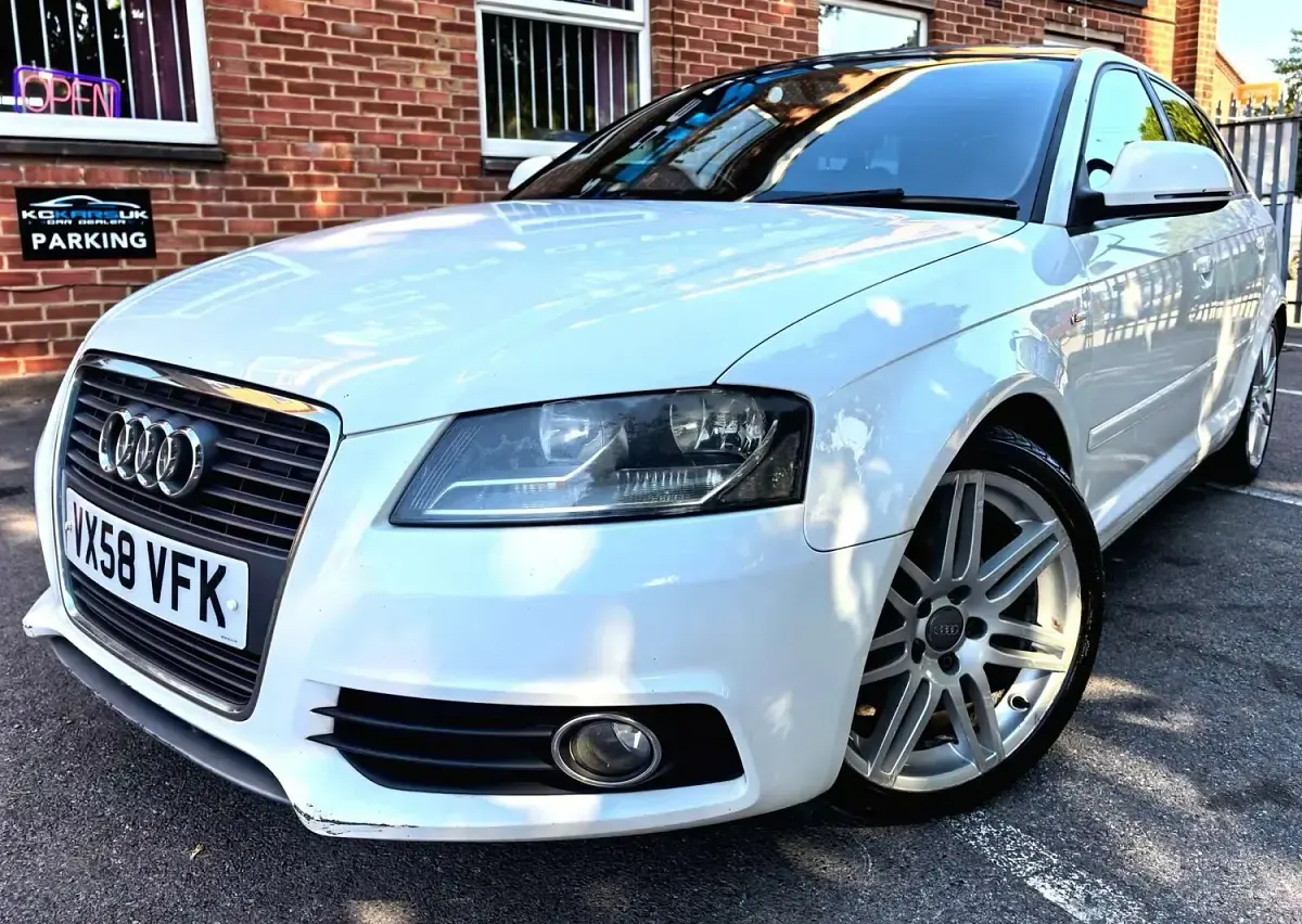 Used Audi A3 Sportback S-Line 2009 White Hatchback