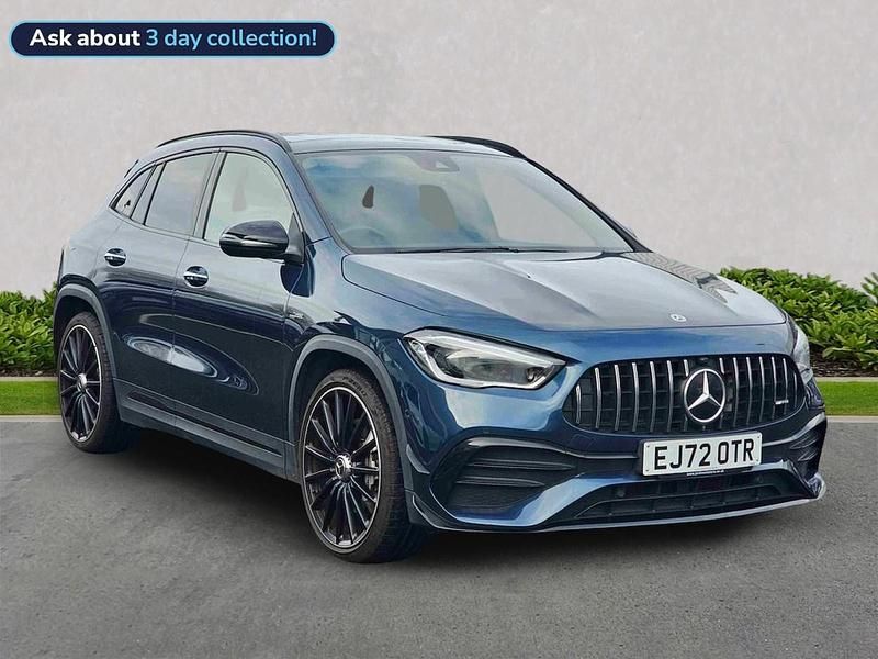 Blue Used 2022 Mercedes GLA35 AMG Premium Plus SUV | £34,999 - Image 1/3