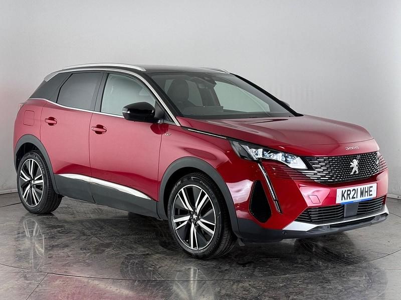 Red Used 2021 Peugeot 3008 Premium Hatchback | £18,250 (Fair price) - Image 1/4