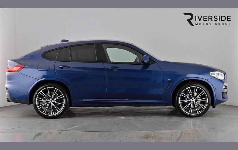 Used BMW X4 M Sport 190 HP (139 kW) 2019 Tanzanite blue SUV