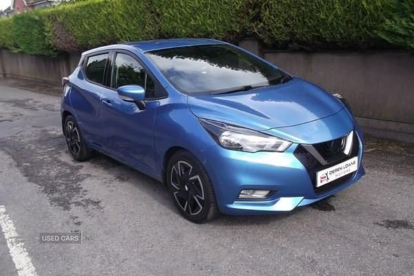 Blue Used 2022 Nissan Micra Acenta Hatchback | £11,995 (Fair price) - Image 1/4