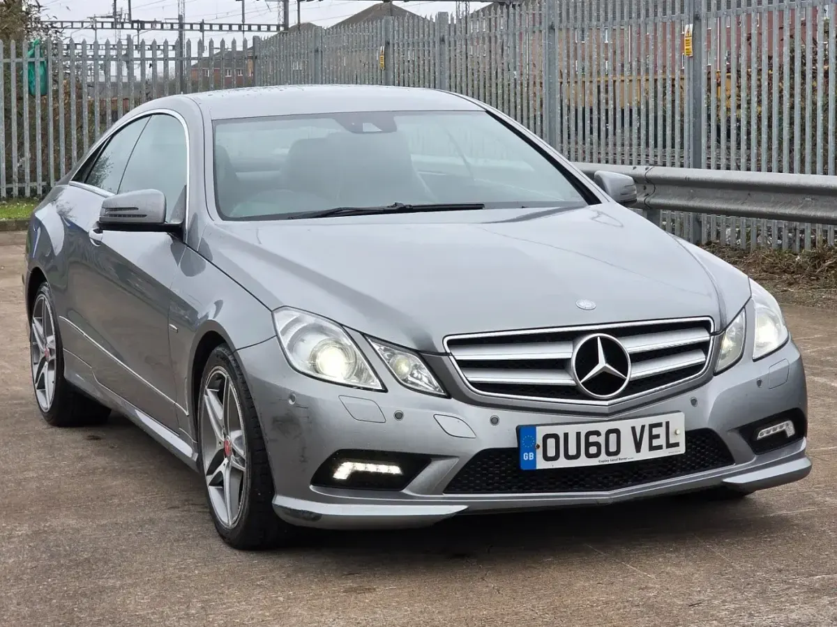 Used Mercedes E220 2010 Silver Coupe