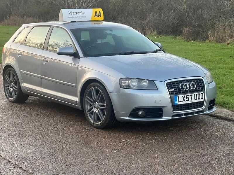 Silver Used 2007 Audi A3 S-Line Hatchback | £3,000 (Fair price) - Image 1/4