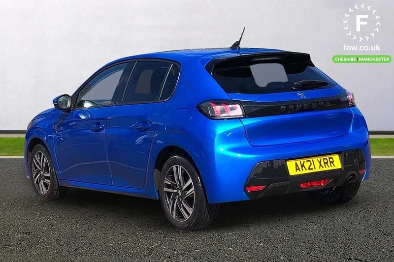Used Peugeot 208 Allure 102 HP (75 kW) 2021 Blue Hatchback