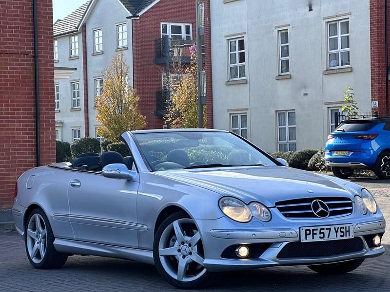 Used Mercedes CLK280 2007 Silver Cabriolet