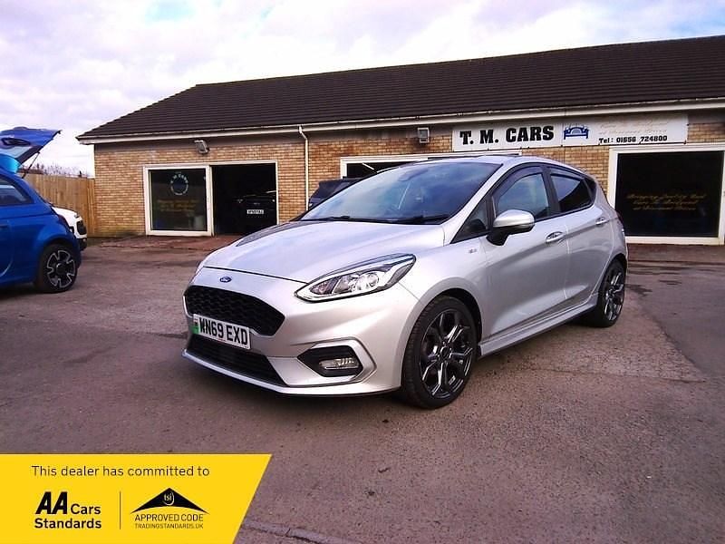 Used Ford Fiesta ST-Line X 100 HP (73 kW) 2019 Silver Hatchback