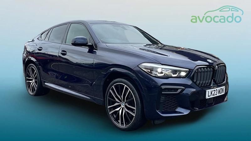 Blue Used 2023 BMW X6 M Sport SUV | £47,495 (Fair price) - Image 1/4