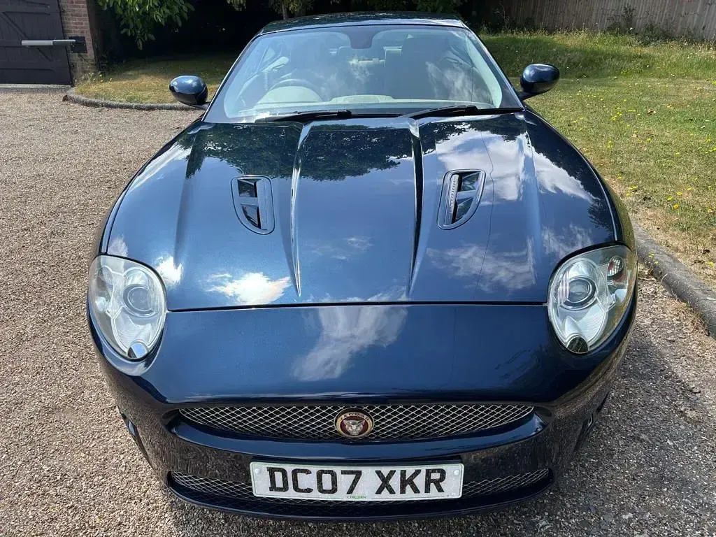 Used Jaguar XKR Supercharged 420 HP (308 kW) 2008 Blue Coupe