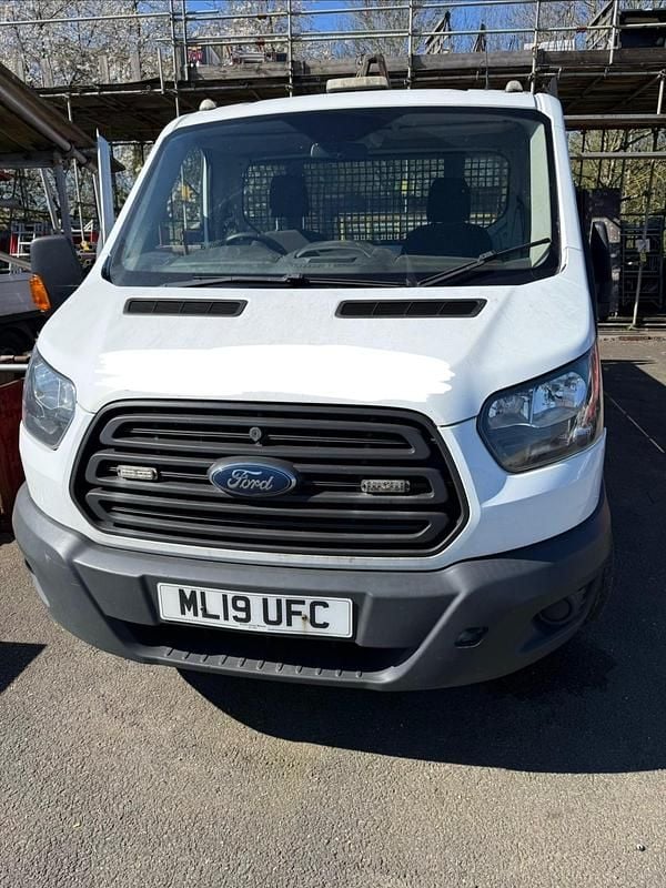 Used Ford Transit 130 HP (95 kW) 2019 White Cabriolet