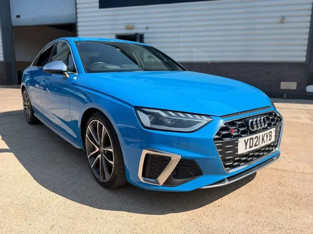 Used Audi S4 Design 341 HP (250 kW) 2021 Blue Sedan