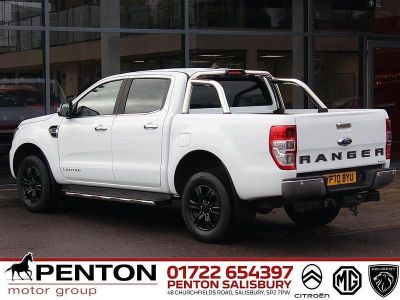 Begagnad Ford Ranger Limited 2020 Vit Pickup
