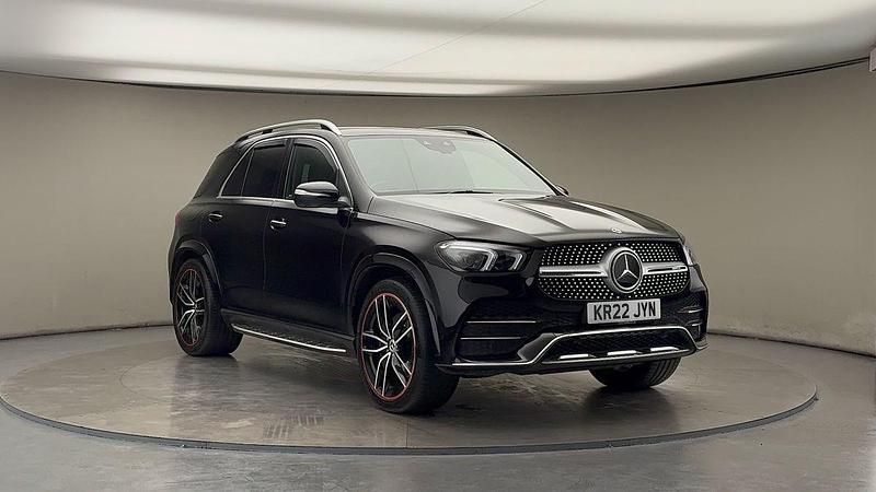 Obsidian black Used 2022 Mercedes GLE400 AMG line SUV | £43,300 (Fair price) - Image 1/4