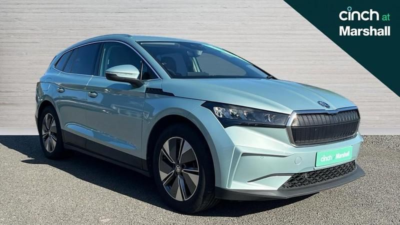 Silver Used 2021 Skoda Enyaq iV ecoSuite SUV | £14,364 (Fair price) - Image 1/4