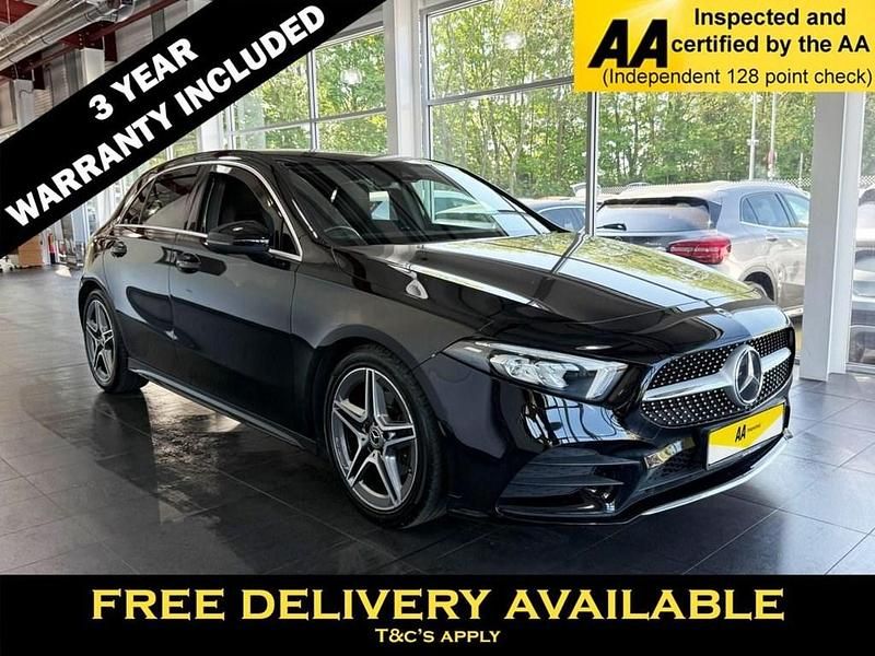 Black Used 2019 Mercedes A180 AMG line Hatchback | £15,545 (Fair price) - Image 1/2