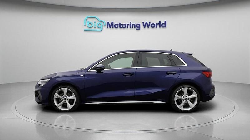 Used Audi A3 Sportback S-Line 110 HP (80 kW) 2023 Blue Hatchback