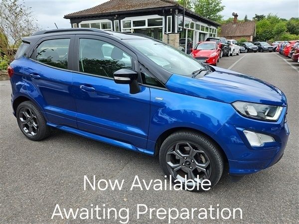 Lightning blue Used 2019 Ford Ecosport ST-Line SUV | £12,995 (Fair price) - Image 1/1