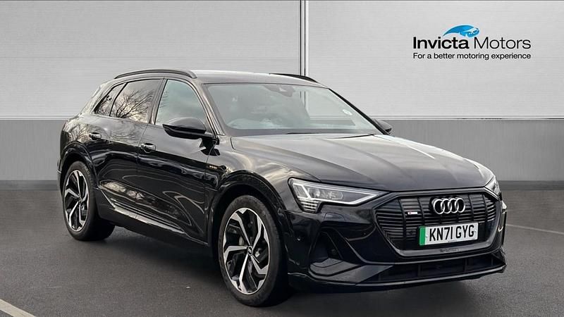 Mythos black metallic Used 2021 Audi e-tron Black Edition SUV | £22,000 (Good price) - Image 1/4