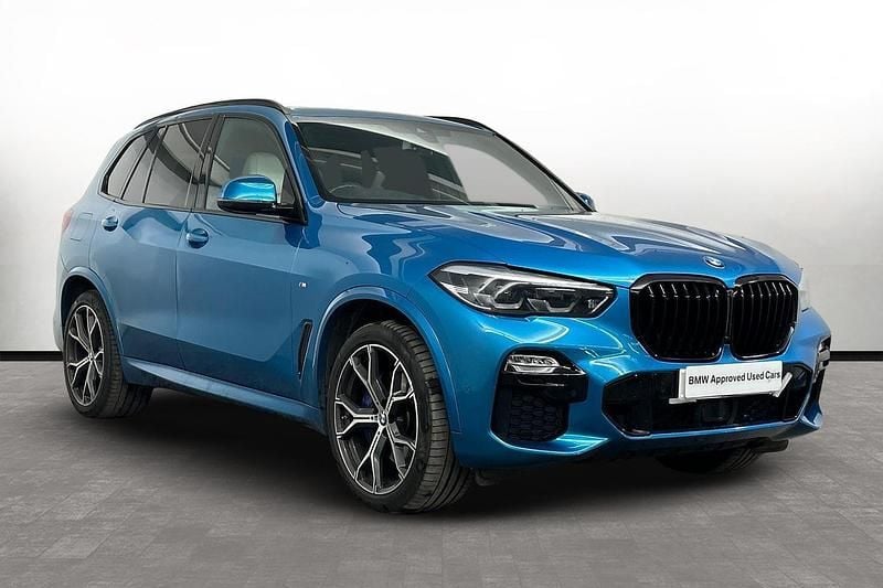 Blue Used 2021 BMW X5 M Sport SUV | £38,500 (Fair price) - Image 1/3
