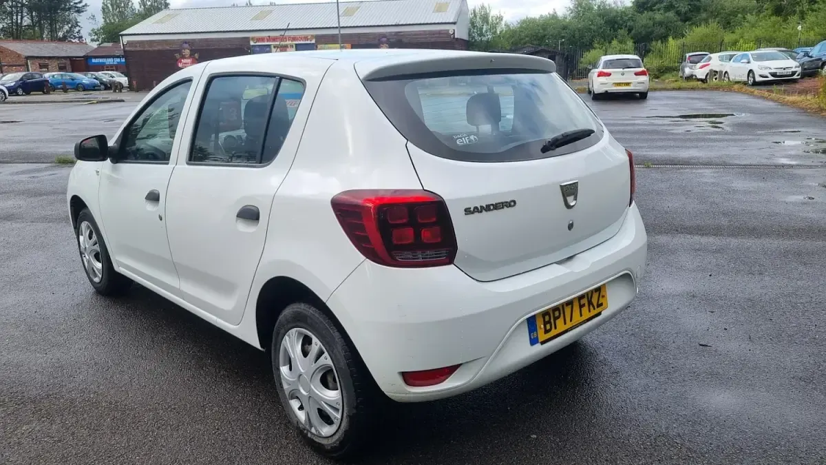 Used Dacia Sandero Ambiance 2017 White Hatchback