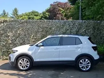 Used VW T-Cross Active 95 HP (69 kW) 2022 White SUV