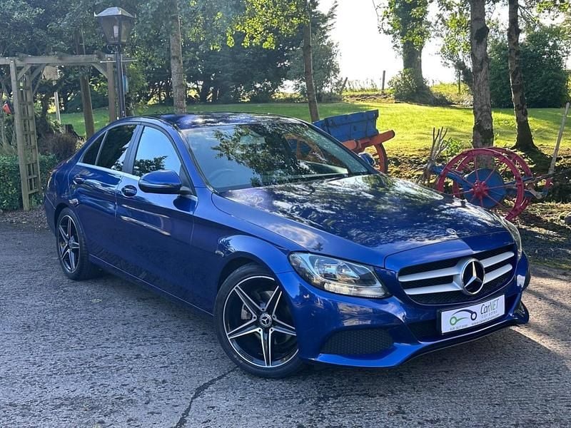 Blue Used 2018 Mercedes C220 Executive Sedan | £13,950 (Good price) - Image 1/4