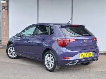 Used VW Polo Style 95 HP (69 kW) 2023 Purple Hatchback