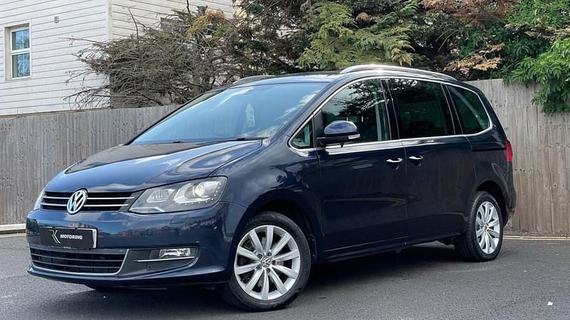 Usado VW Sharan S 150 HP (110 kW) 2013 Azul Monovolume