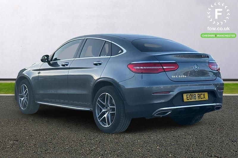 Used Mercedes GLC220 Active 170 HP (125 kW) 2018 Grey Coupe