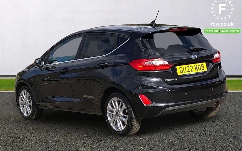 Used Ford Fiesta Titanium 101 HP (74 kW) 2022 Black Hatchback