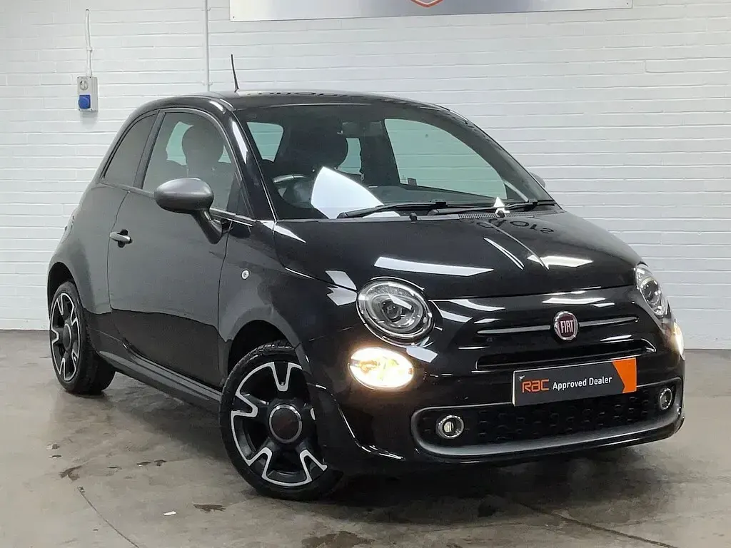 Used Fiat 500 S 69 HP (50 kW) 2017 Black Hatchback